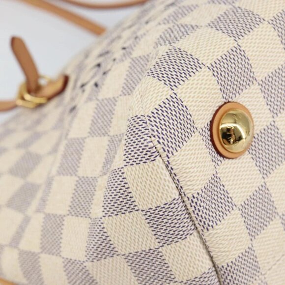 LOUIS VUITTON Damier Azur Cabas PM Tote Bag N41376 LV Auth 148525V - Picture 5 of 16
